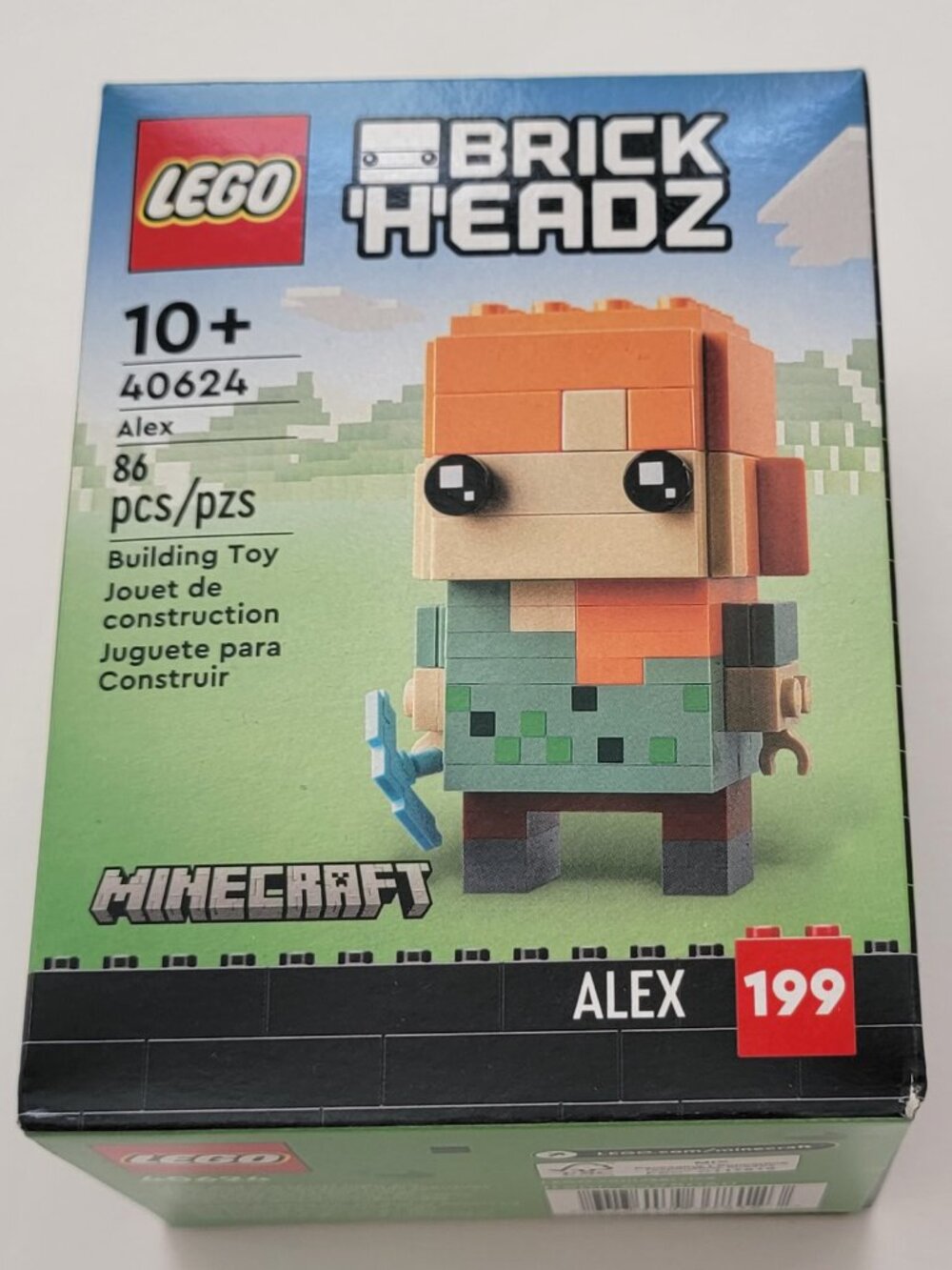 Alex Minecraft 40624, Lego BrickHeadz, New